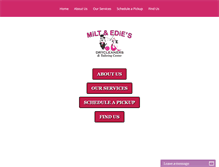 Tablet Screenshot of miltandediesdrycleaners.com